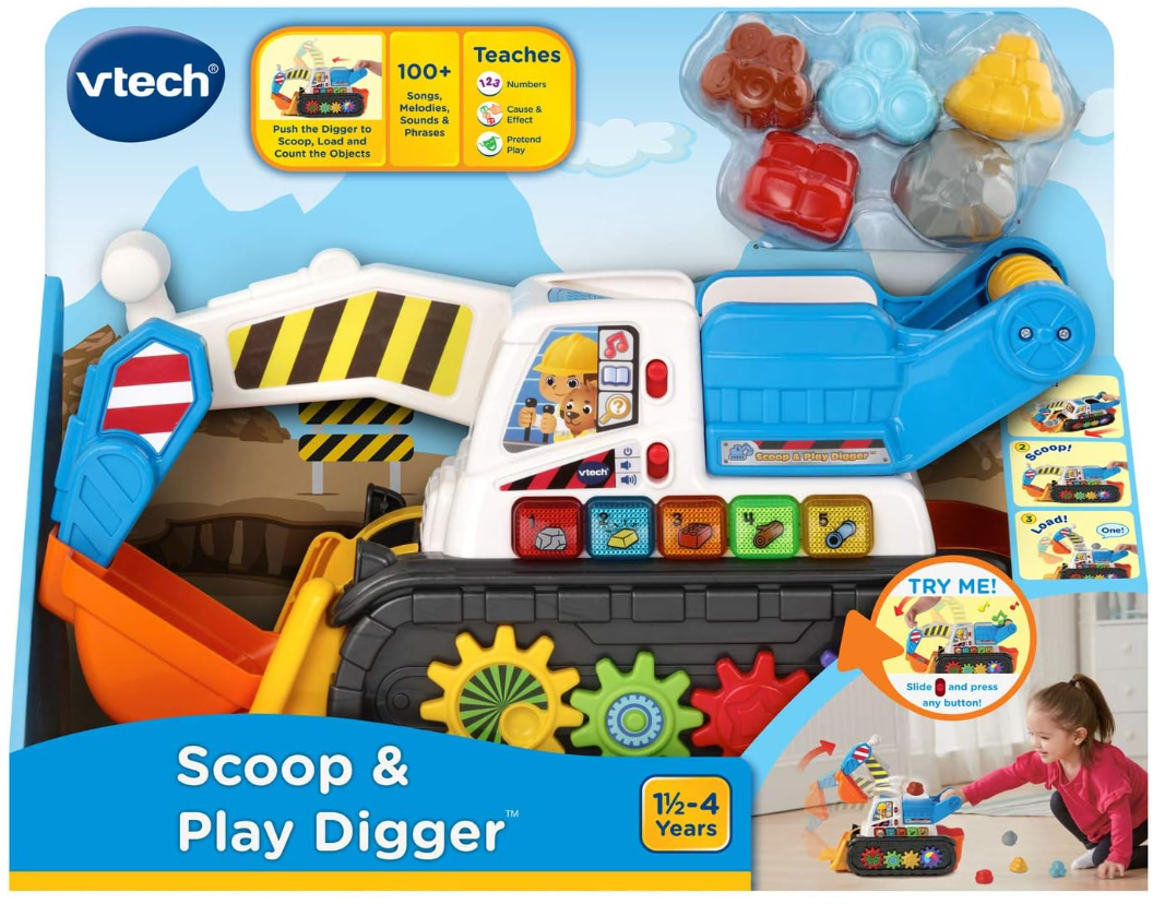 VTech Scoop and Play Digger 80 - 518600 - Colorland Toys