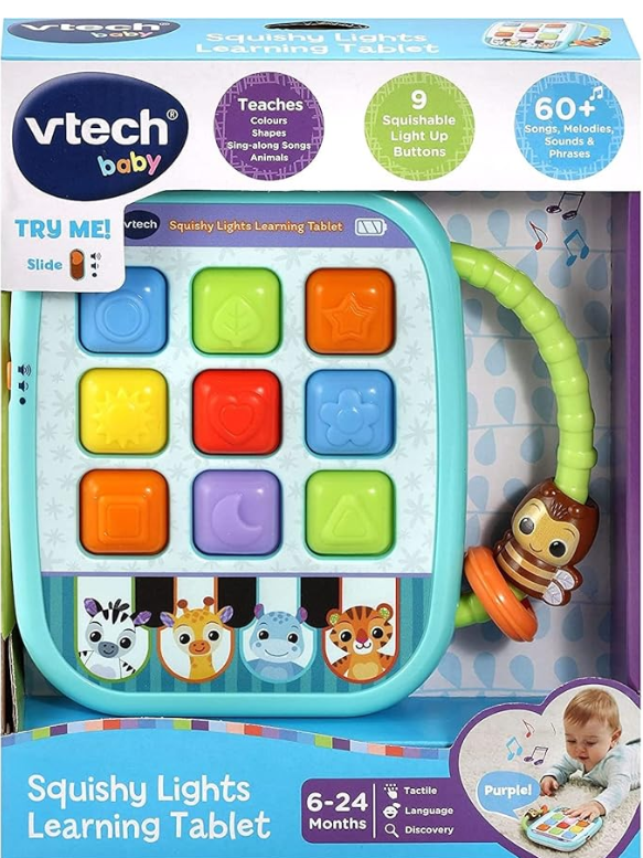 VTech Squishy Lights Learning Tablet 80-540403 — image 1