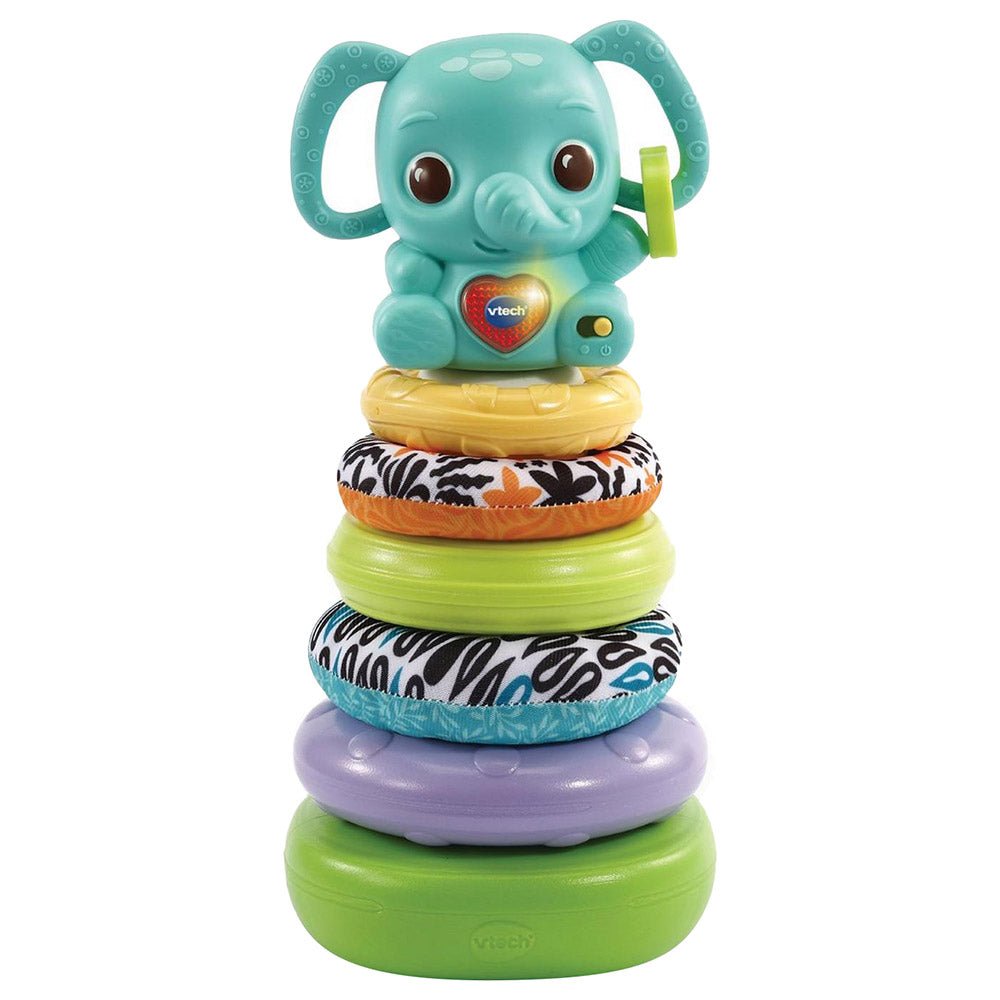 VTech Stack, Rattle & Link Elephant 80 - 557503 - Colorland Toys