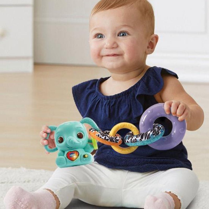 VTech Stack, Rattle & Link Elephant 80-557503 — image 4