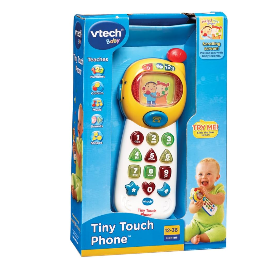VTech Tiny Touch Phone 80 - 063303 - Colorland Toys