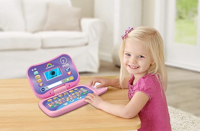 VTech Toddler Tech Laptop Pink 80 - 524853 - Colorland Toys