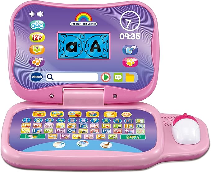 VTech Toddler Tech Laptop Pink 80 - 524853 - Colorland Toys