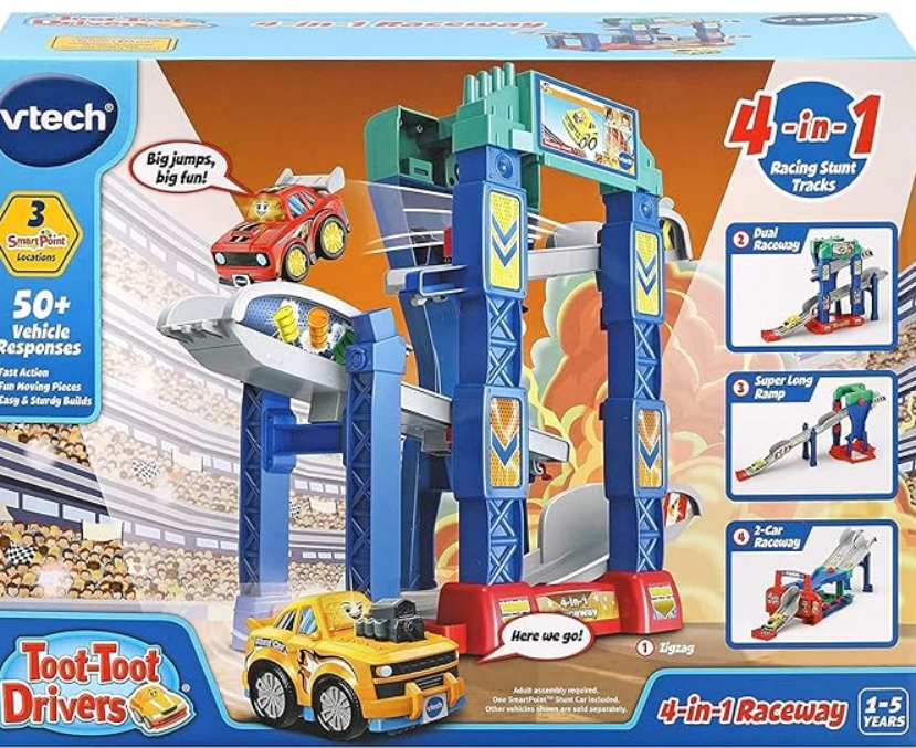 VTech Toot - Toot Driver 4 in 1 Raceway 80 - 556503 - Colorland Toys