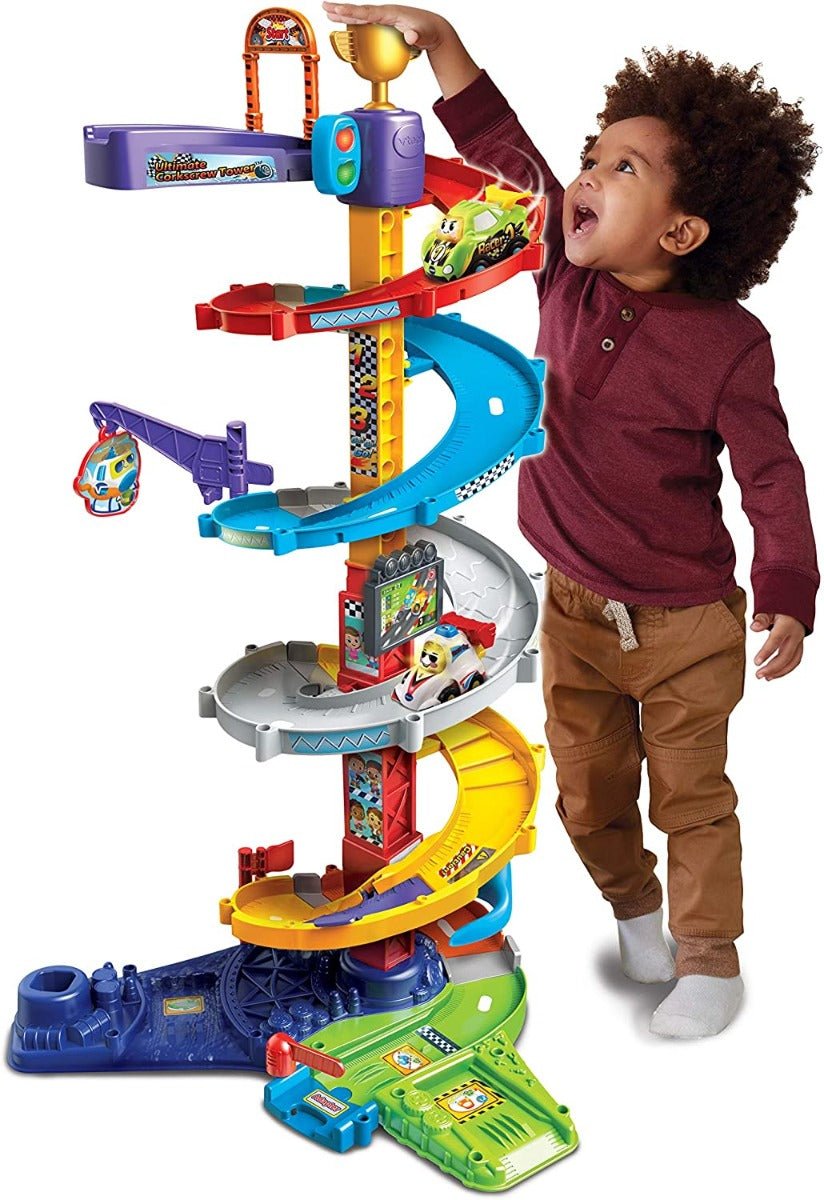 VTech Toot - Toot Drivers Twist & Race Tower 80 - 535003 - Colorland Toys