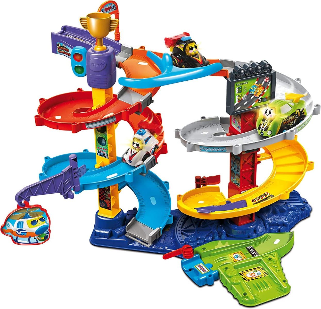 VTech Toot - Toot Drivers Twist & Race Tower 80 - 535003 - Colorland Toys