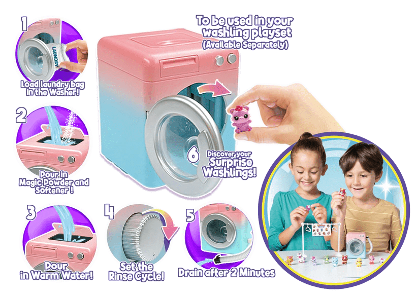 Washlings Surprise Playset PT - 2409011 - Colorland Toys