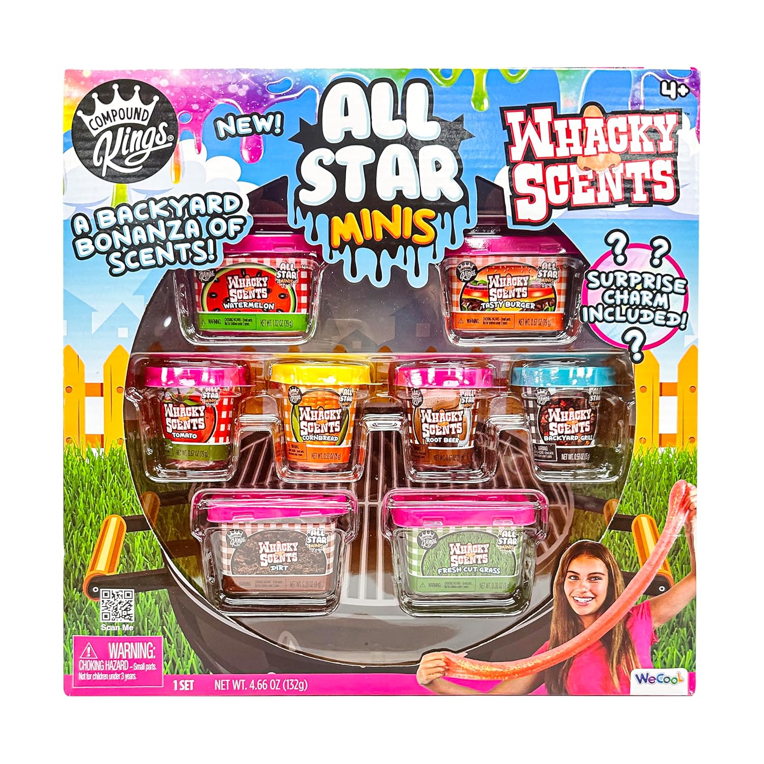 We Cool All-Star Minis Whacky Scents 8-Pack — Collectible Scented Mini Toys - Colorland Toys