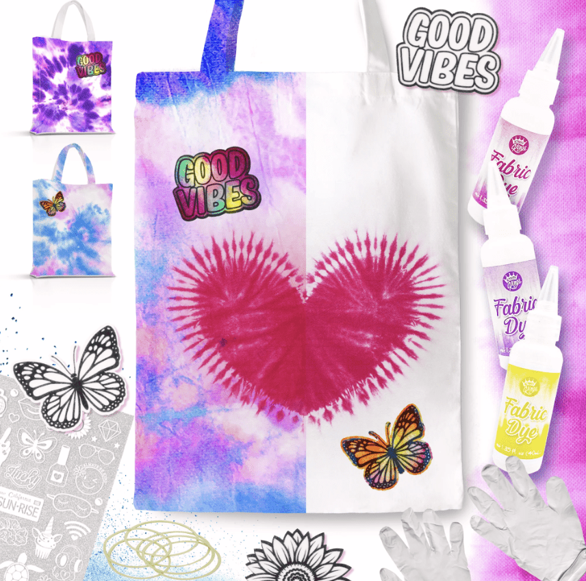 Wecool iLY Diy Tie Dye Tote Bag 111631 - Colorland Toys