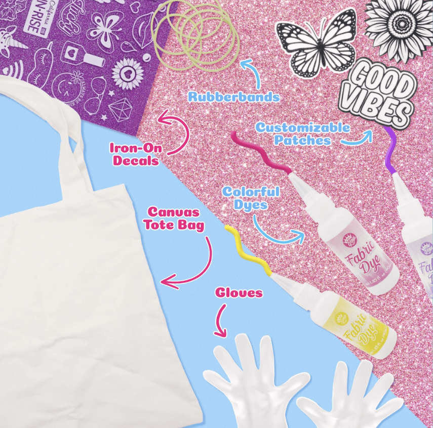 Wecool iLY Diy Tie Dye Tote Bag 111631 - Colorland Toys