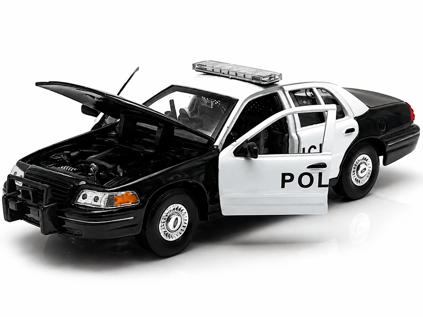 Welly 1999 Ford Crown Victoria Police Car 1:24 | 22082PF-W - Colorland Toys