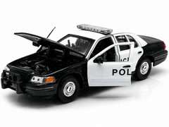 Welly 1999 Ford Crown Victoria Police Car 1:24 | 22082PF-W - Colorland Toys