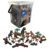 Wenno Dinosaurs 28pcs Bucket D6811 — image 1
