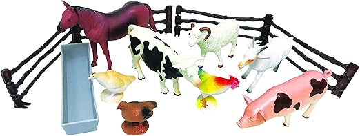 Wenno Farm Animals Bucket 13pcs 6403 — image 1