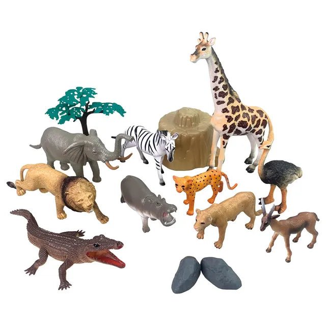 Wenno Jungle Animal Playset 14 Pieces — image 1