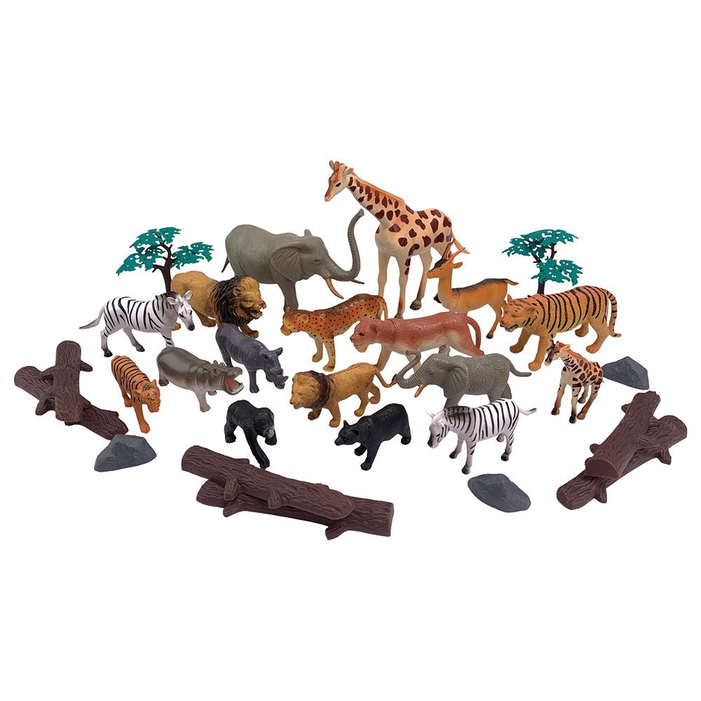 Wenno Jungle Animals Playset 28pcs - Colorland Toys