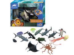 Wenno Ocean Animals Bucket 13pcs 6402 - Colorland Toys