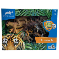 Wenno Wild Animals Playset 10pcs - Colorland Toys
