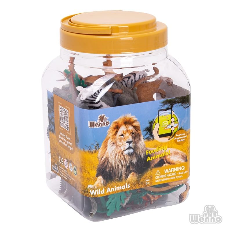 Wenno Wild Animals Playset 30pcs - Colorland Toys