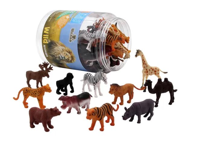 Wenno Wild Animals Playset 48pcs - Colorland Toys
