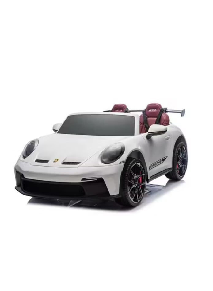 Porsche 911 Ride On 12V 4M White DK-P911