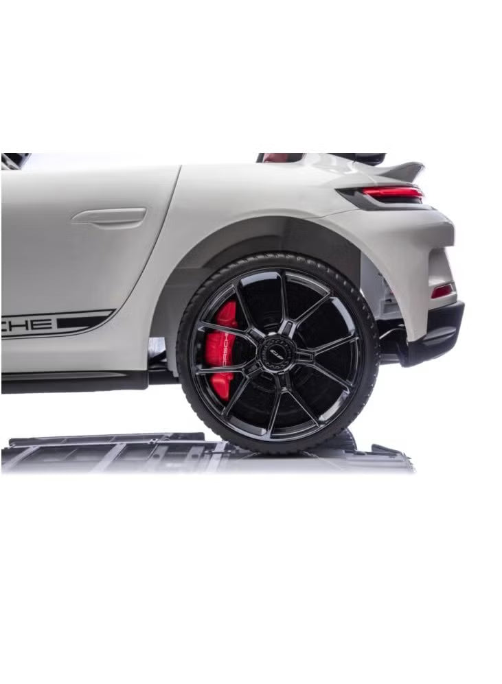 Porsche 911 Ride On 12V 4M White DK-P911