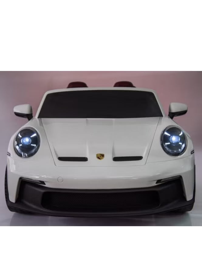Porsche 911 Ride On 12V 4M White DK-P911