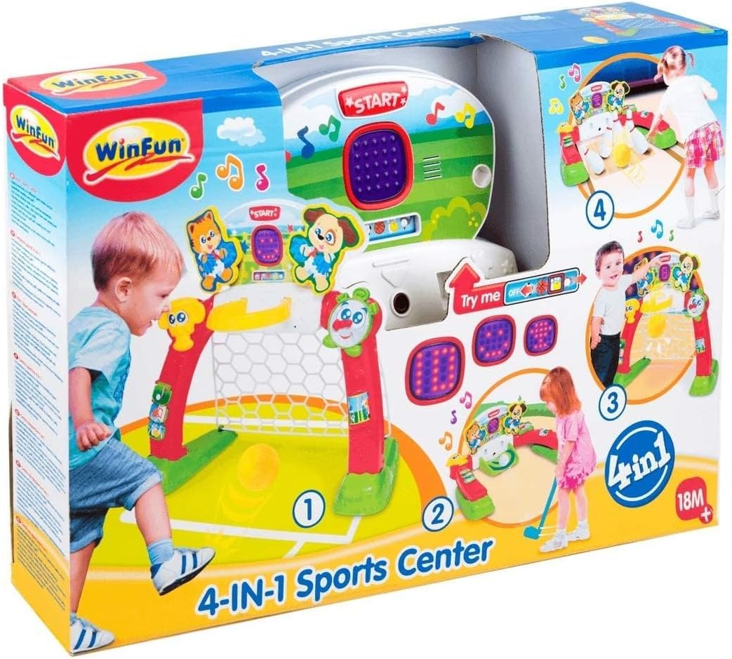 Winfun 4 -in -1 Sports Center 06003 - Colorland Toys