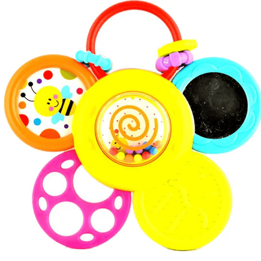 WinFun Daisy Spin Rattle ‘N Teether 000776 — image 1