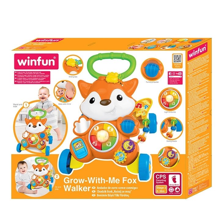 Winfun Grow With Me Fox Walker 000878 - Colorland Toys