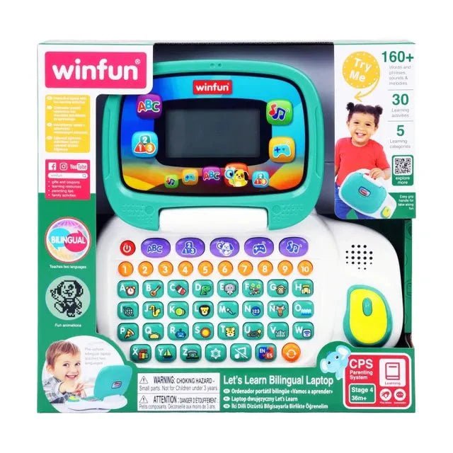 Winfun Let's Learn Bilingual Laptop 240401 — image 1