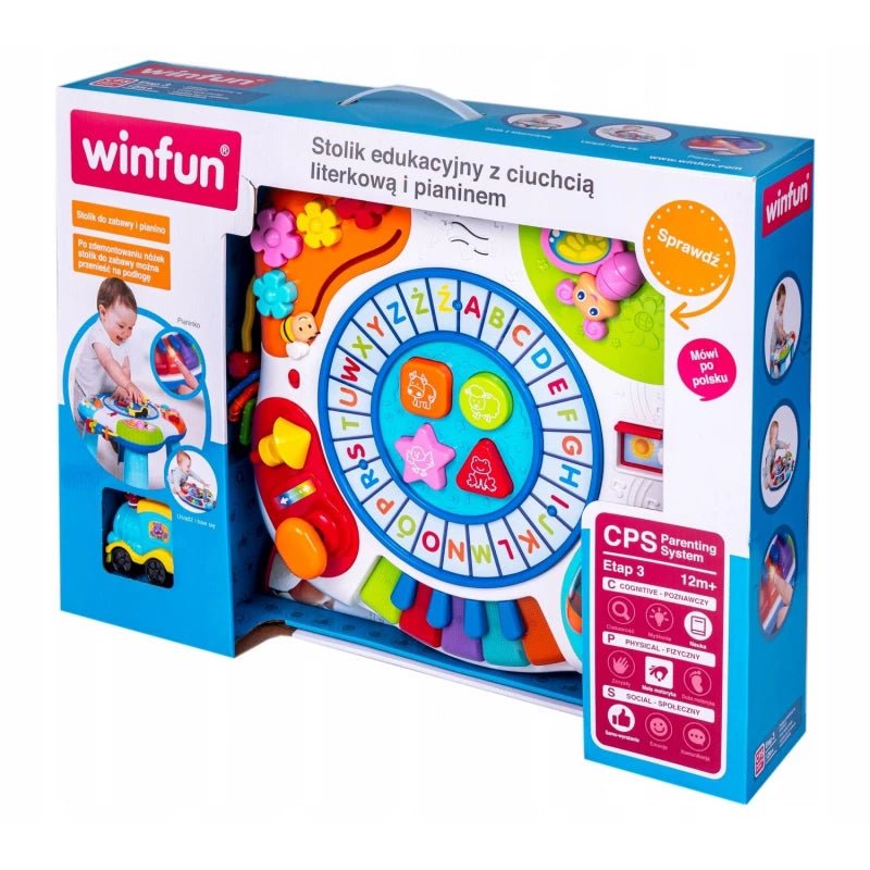 WinFun Letter Train & Piano Activity Table 000801 — image 1