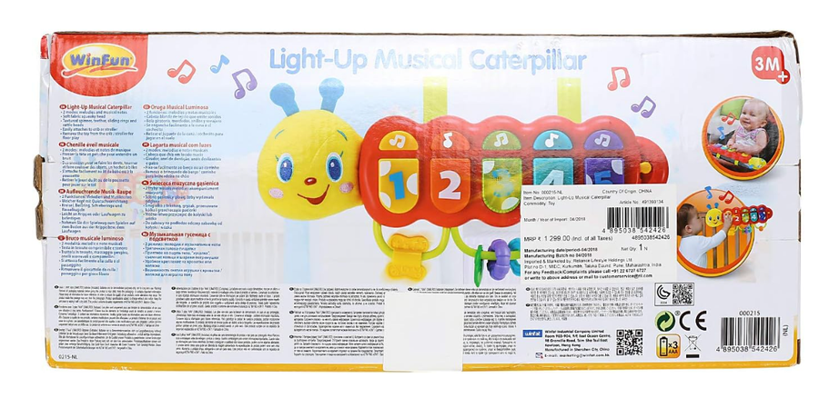 Winfun Light Up Musical Caterpillar 000215 — image 2