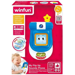 Winfun My Flip Up Sounds Phone 000618 - Colorland Toys