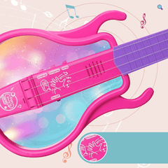 Wingda Guitar with Lights & Music 898 - 709/MBRC5080 - Colorland Toys