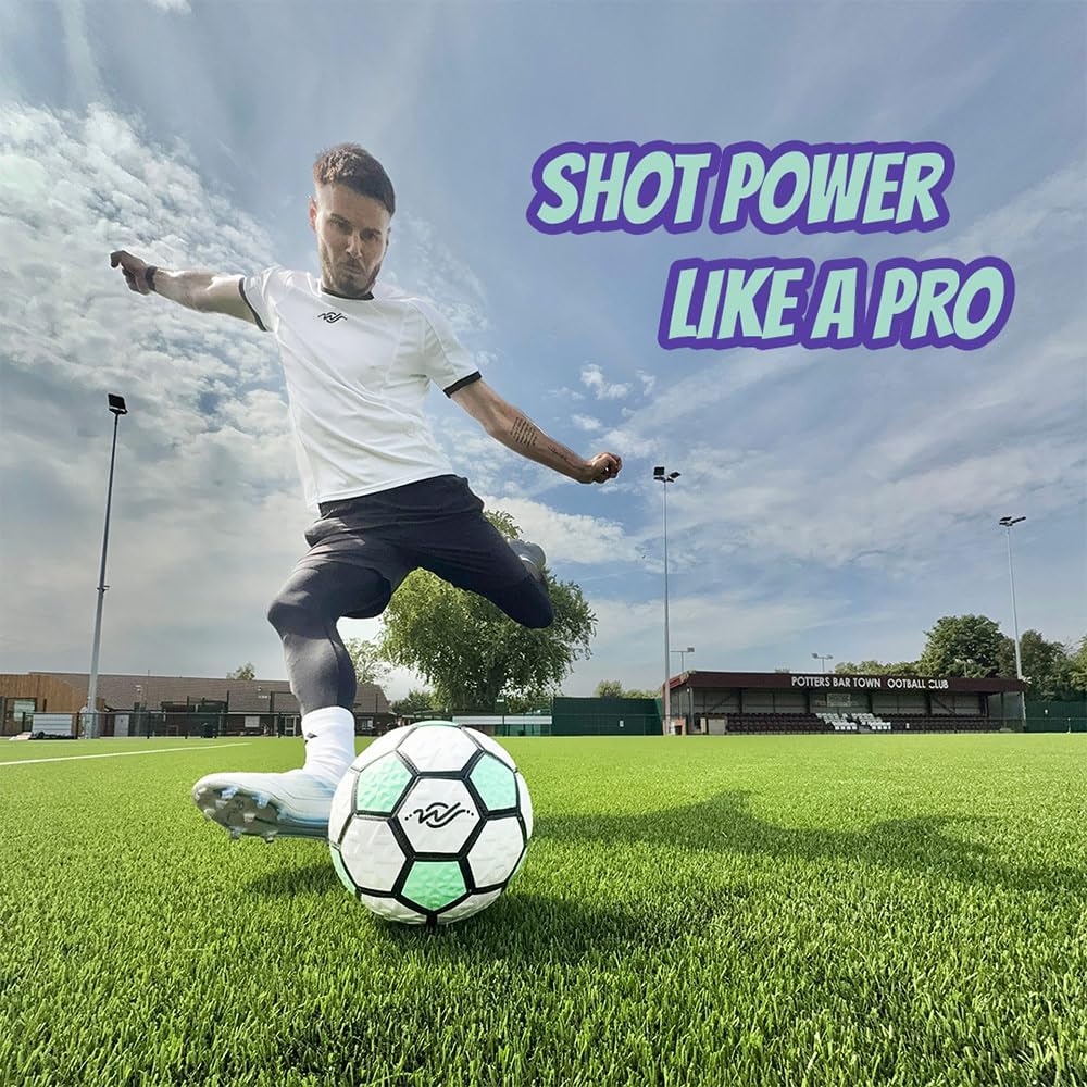 Wingrove Sports Creations Power Ball Football – Size 4 Lightweight Trick & Skills Ball for Kids and Teens – Designed by Billy & Roman Wingrove – High-Power Shot & Technique Training — image 6