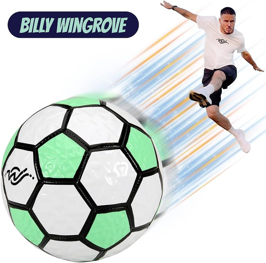 Wingrove Sports Creations Power Ball Football – Size 4 Lightweight Trick & Skills Ball for Kids and Teens – Designed by Billy & Roman Wingrove – High-Power Shot & Technique Training — image 5
