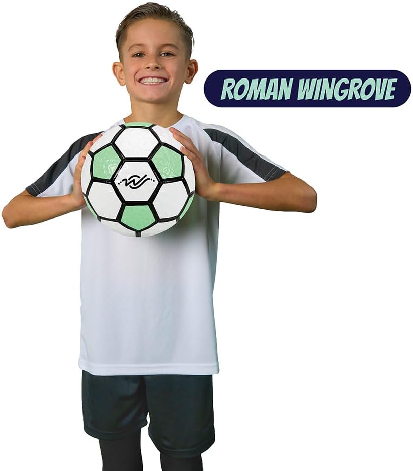 Wingrove Sports Creations Power Ball Football – Size 4 Lightweight Trick & Skills Ball for Kids and Teens – Designed by Billy & Roman Wingrove – High-Power Shot & Technique Training — image 7