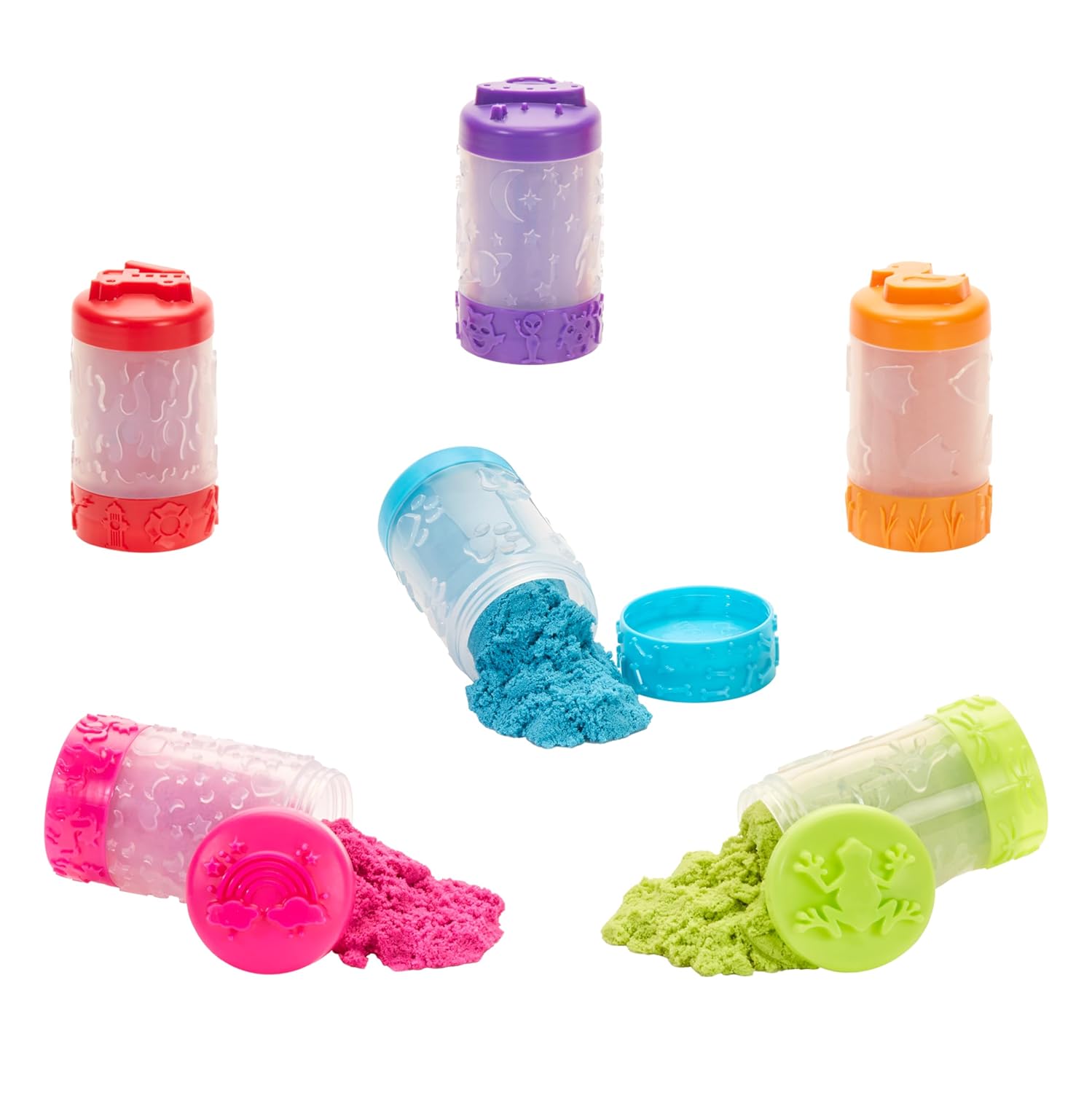 Wonder Factory Never-Dry Sand 104ml with 4-in-1 Tool — Non-Drying Modelling Sand - Colorland Toys