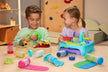Wonder Factory Never-Dry Sand Construction Trucks Set with Vice & 104ml Sand