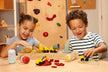 Wonder Factory Never-Dry Sand Construction Trucks Set with Vice & 104ml Sand