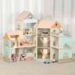 Wooden Dollhouse Pink MSN23031