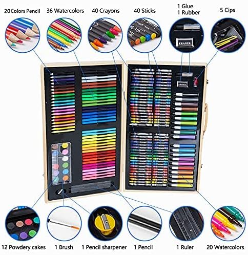 Wooden Stationary Set 180Pieces TY222 - 30 - Colorland Toys