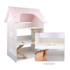 Wooden Three Storey Villa MSN19004 - Colorland Toys