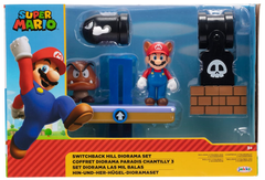 World of Nintendo Super Mario Switchback Hill Diorama Set 2.5in 41180 - Colorland Toys