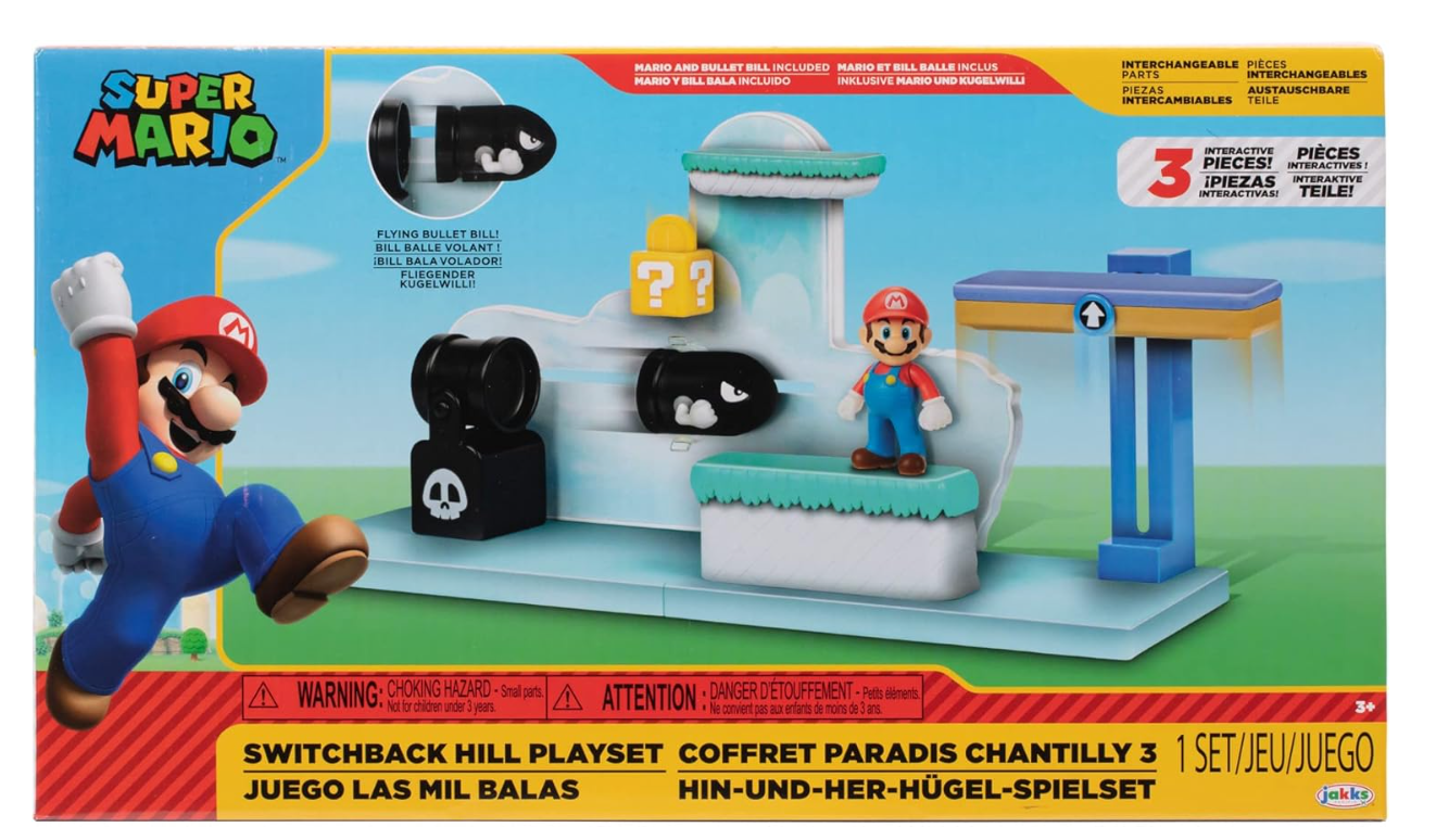 World of Nintendo Switchback Hill Playset 2.5in 41148 - Colorland Toys