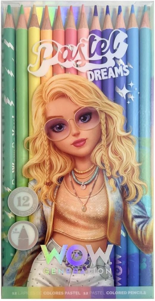 WOW Generation Colored Pencils 12 Pieces WOW00077 - Colorland Toys