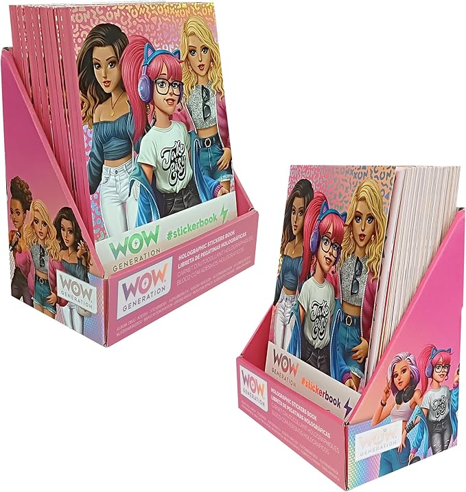 WOW Generation Holographic Sticker Book WOW00059 - Colorland Toys