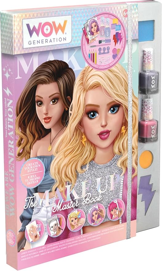 WOW Generation Master Makeup Book And Color WOW00058 - Colorland Toys