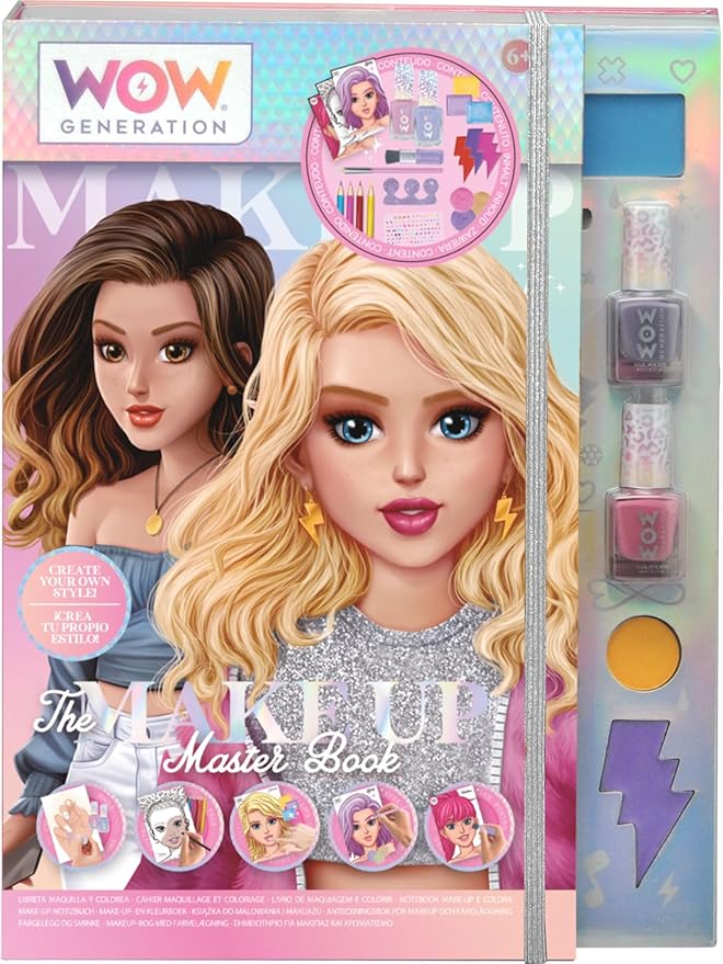 WOW Generation Master Makeup Book And Color WOW00058 - Colorland Toys